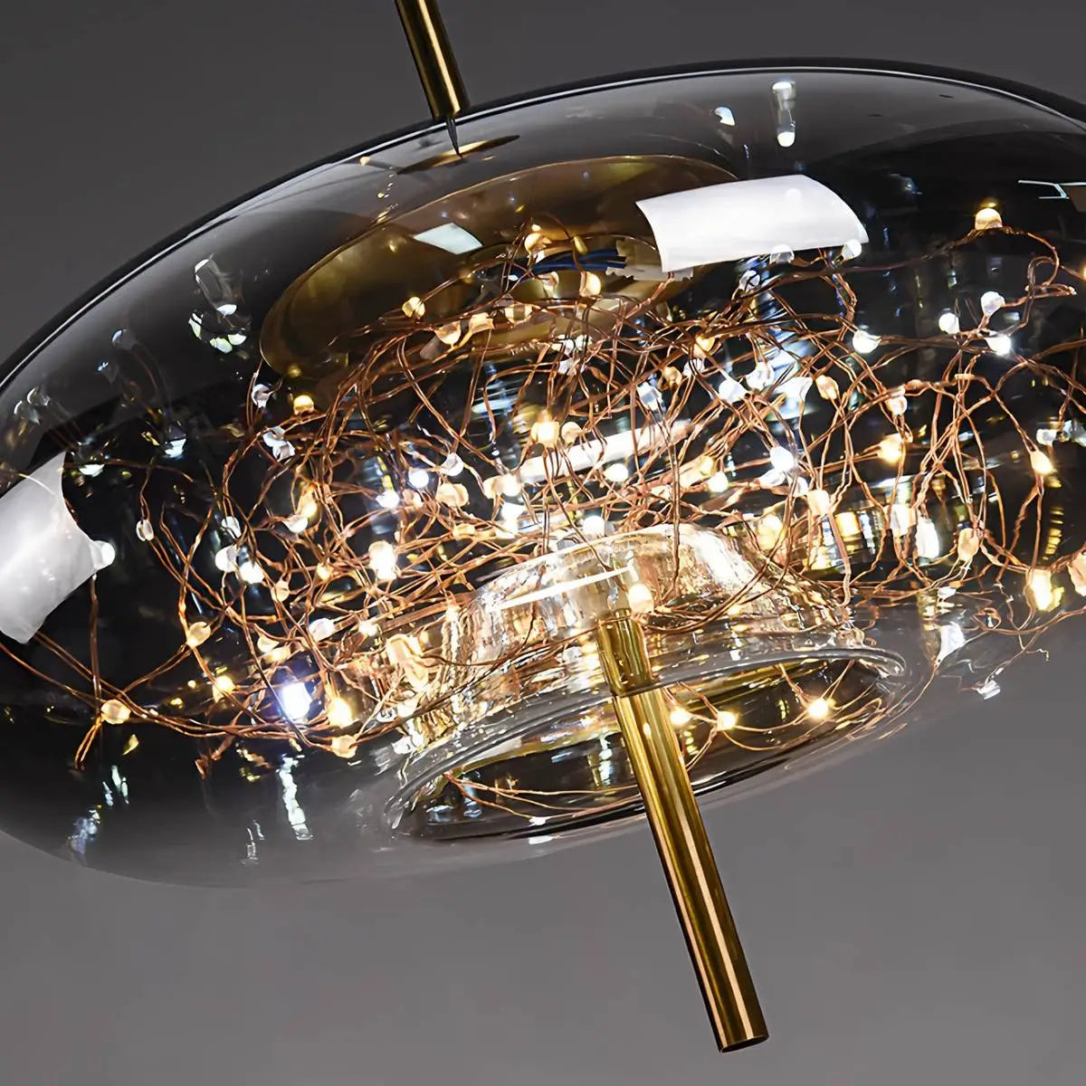 Antizer Twirl Modern Pendant Light for Bedroom