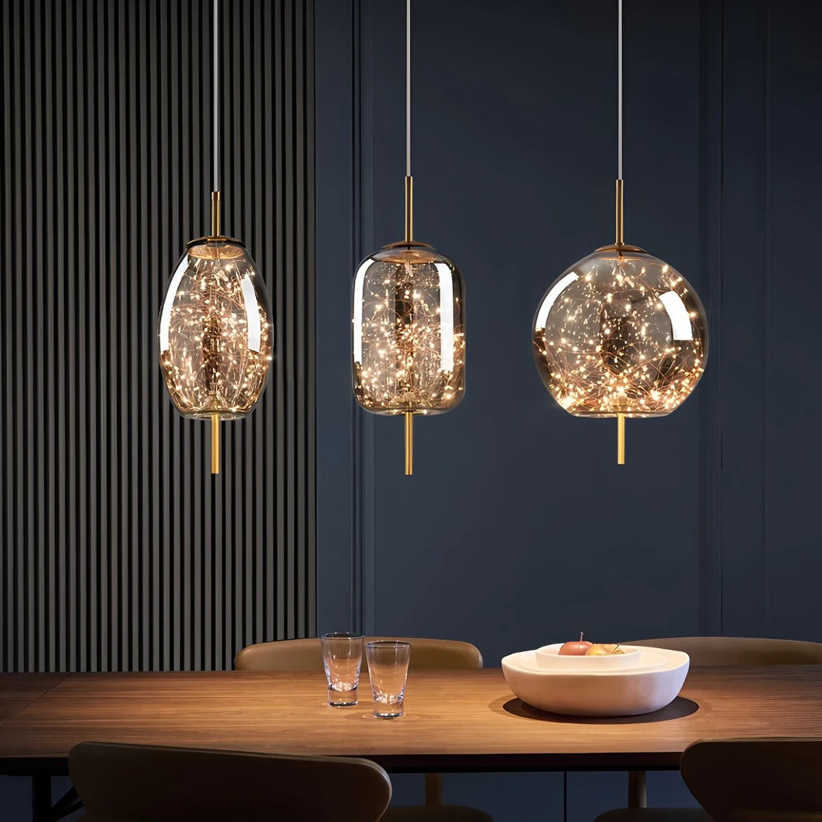 Antizer Twirl Modern Pendant Light for Bedroom