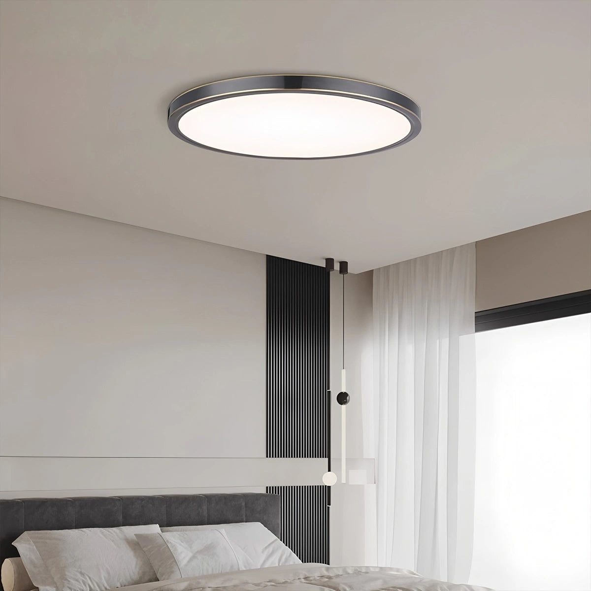 Antizer Ultra Thin Minimalist Ceiling Light for Bedroom
