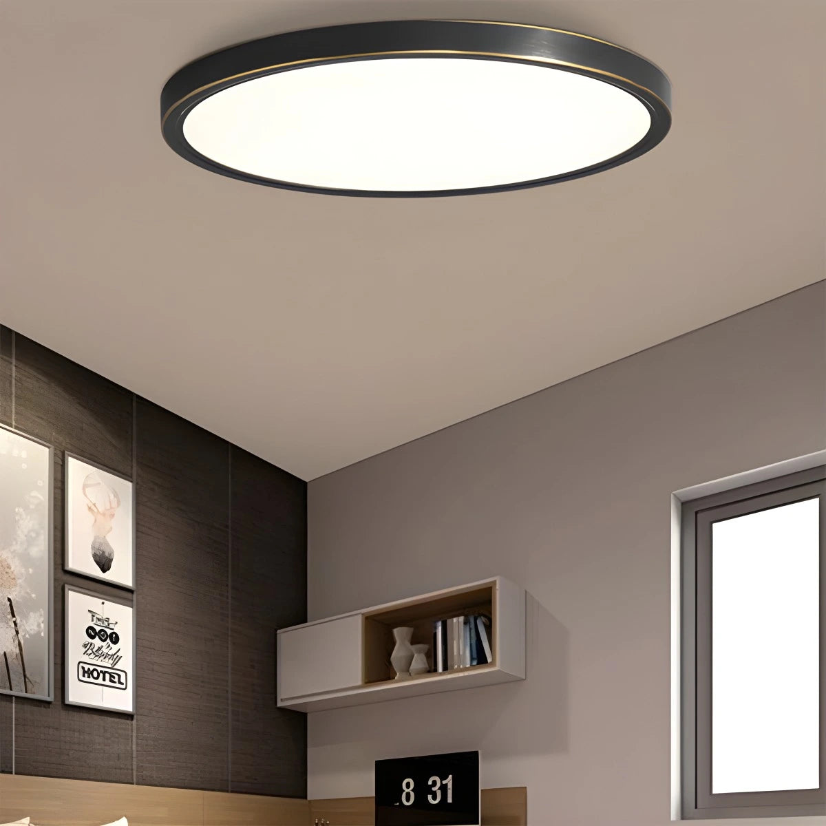 Antizer Ultra Thin Minimalist Ceiling Light for Bedroom