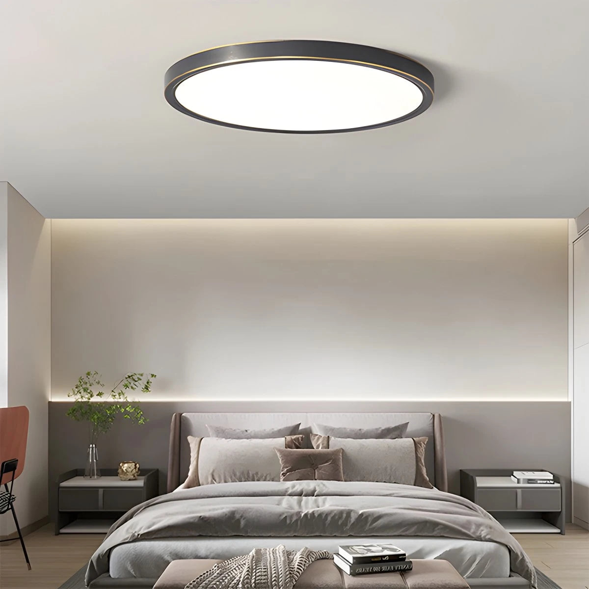 Antizer Ultra Thin Minimalist Ceiling Light for Bedroom