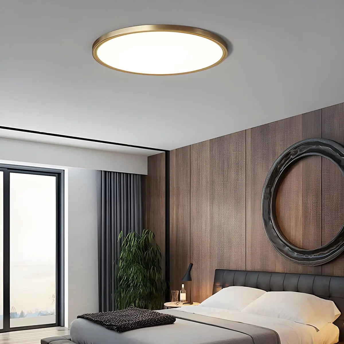 Antizer Ultra Thin Minimalist Ceiling Light for Bedroom