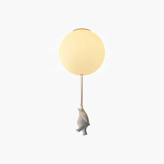 Antizer Modern Cartoon Balloon Bear Ceiling Light