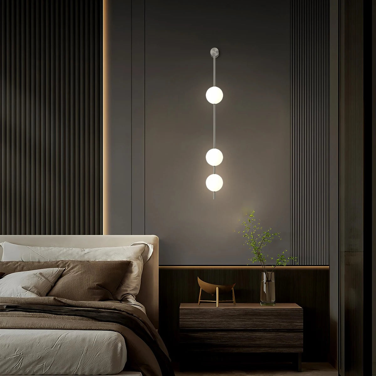 Antizer Vertical Balls Wall Lamp for Corridor