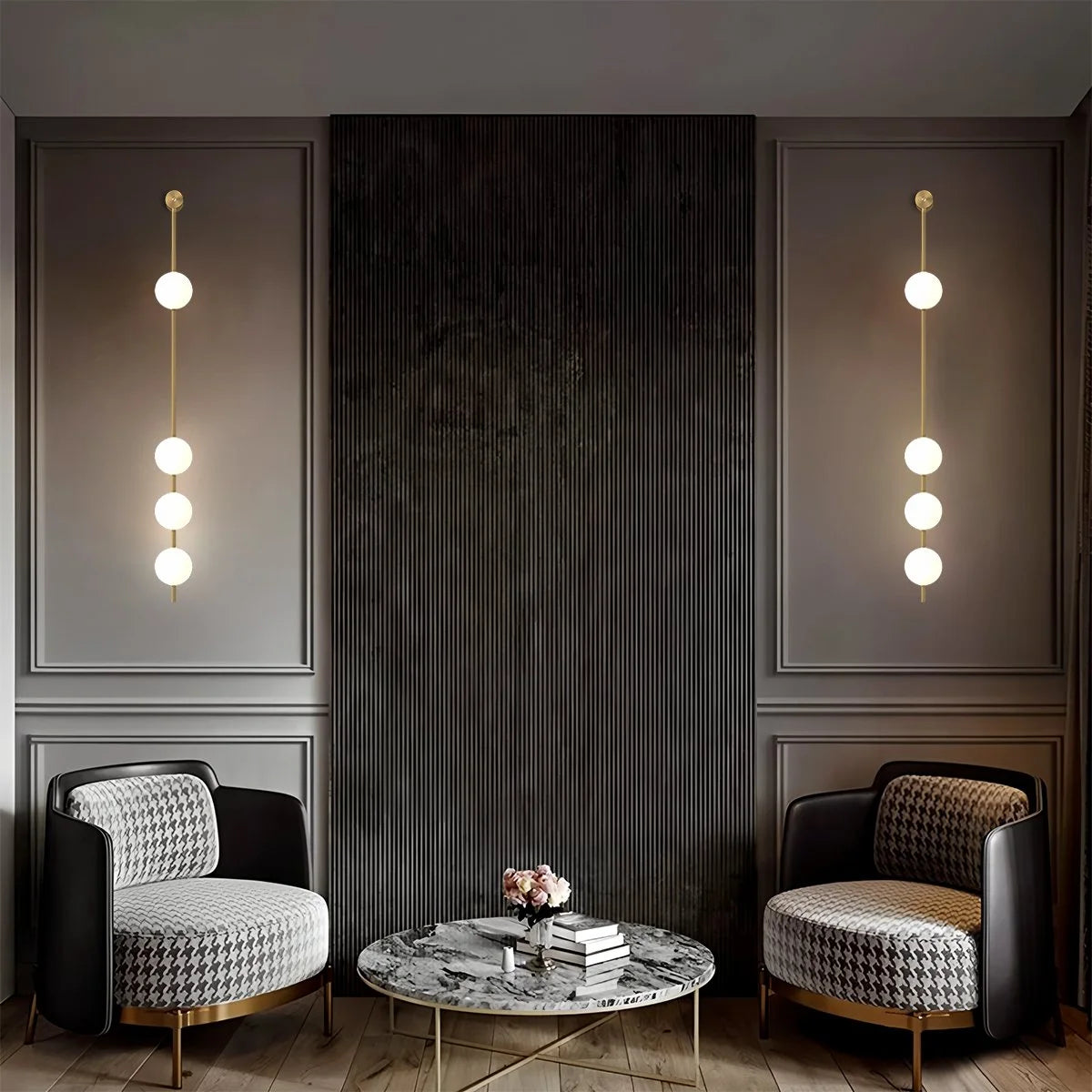 Antizer Vertical Balls Wall Lamp for Corridor