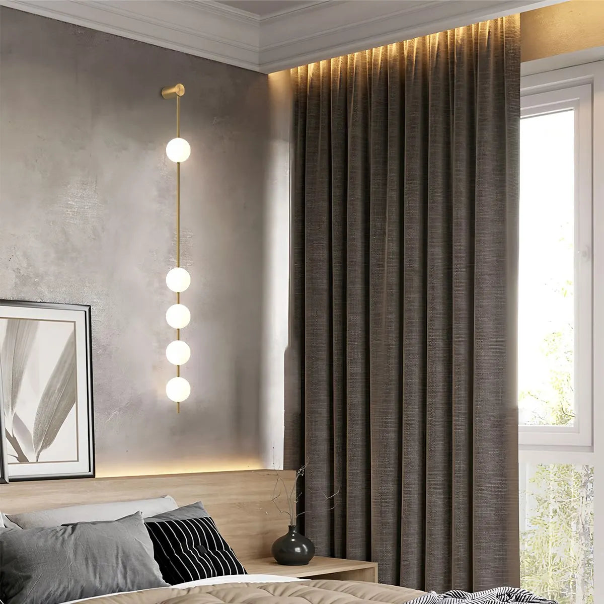 Antizer Vertical Balls Wall Lamp for Corridor