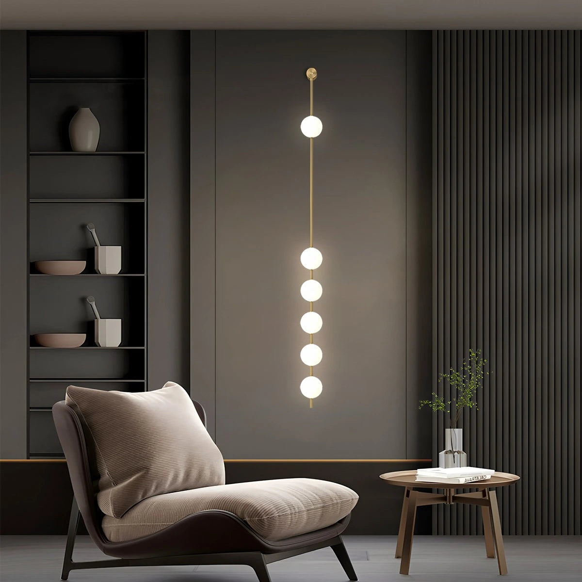 Antizer Vertical Balls Wall Lamp for Corridor