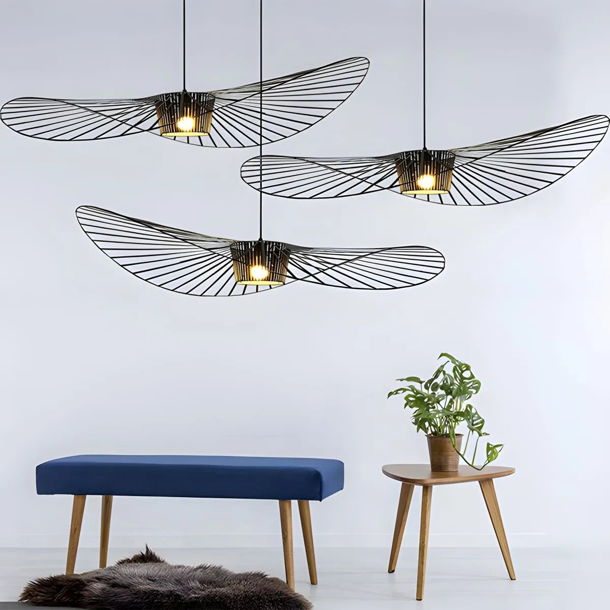 Antizer Vertigo Creative Straw Hat Pendant Light