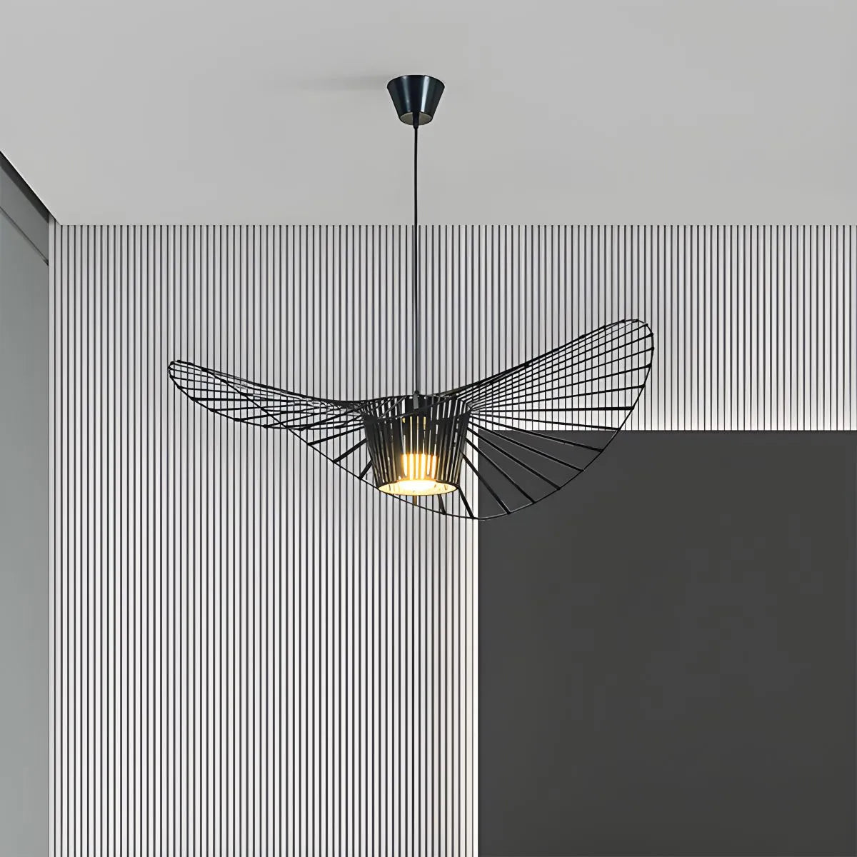 Antizer Vertigo Creative Straw Hat Pendant Light