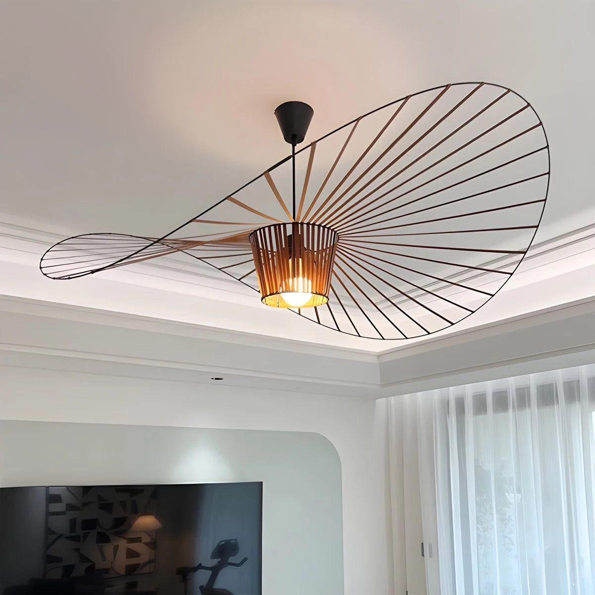 Antizer Vertigo Creative Straw Hat Pendant Light