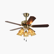 Antizer Vintage Ceiling Fan with Light for Dining Room