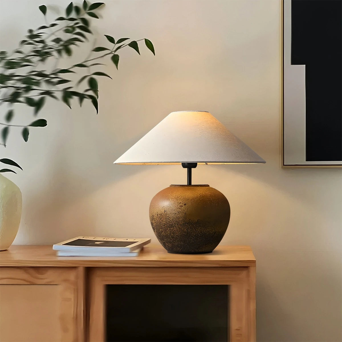 Antizer Vintage Ceramic Table Lamp