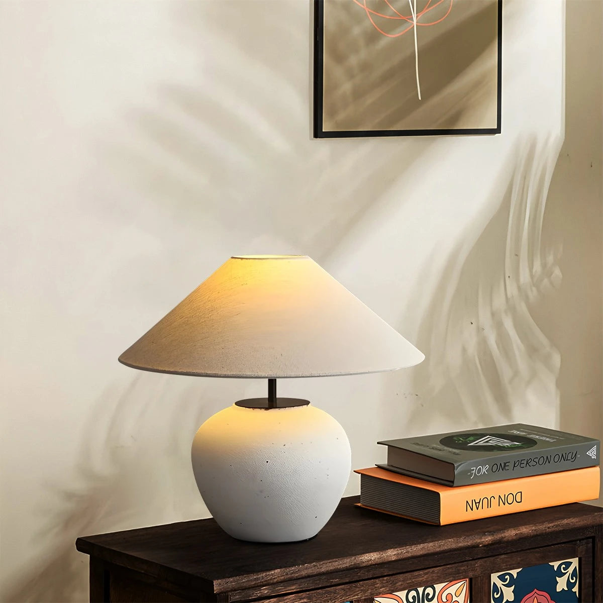 Antizer Vintage Ceramic Table Lamp