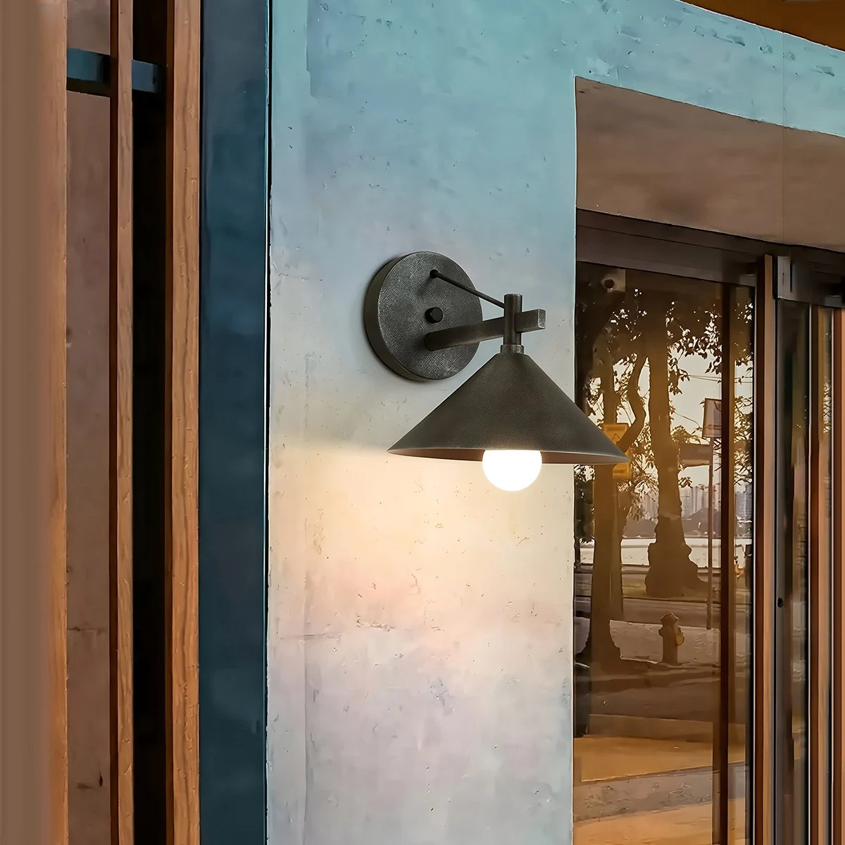Antizer Vintage Outdoor Waterproof Patio Wall Lamp
