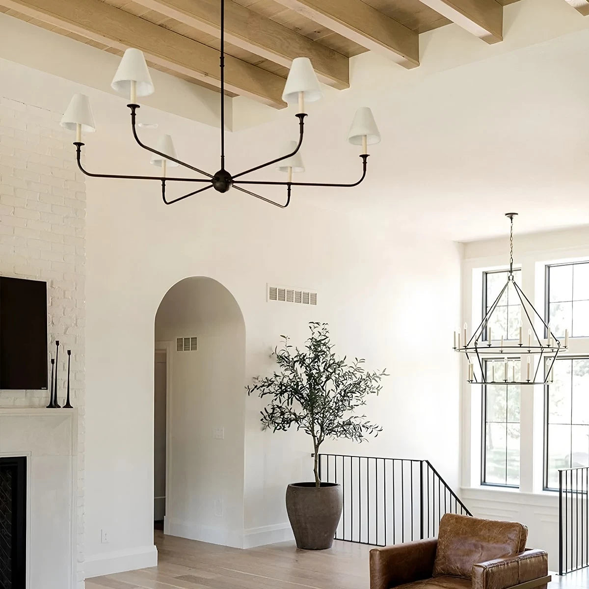 Antizer Vintage Retro Metal Chandelier