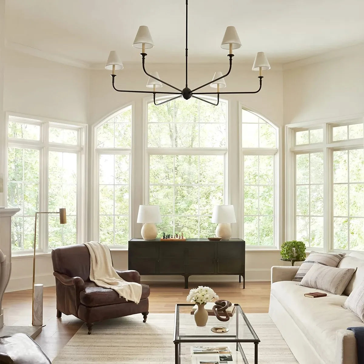 Antizer Vintage Retro Metal Chandelier