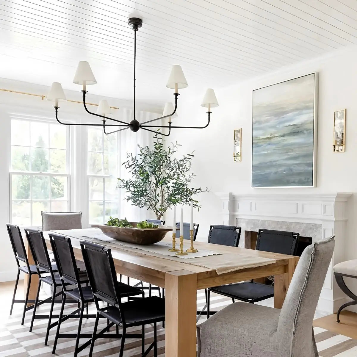 Antizer Vintage Retro Metal Chandelier