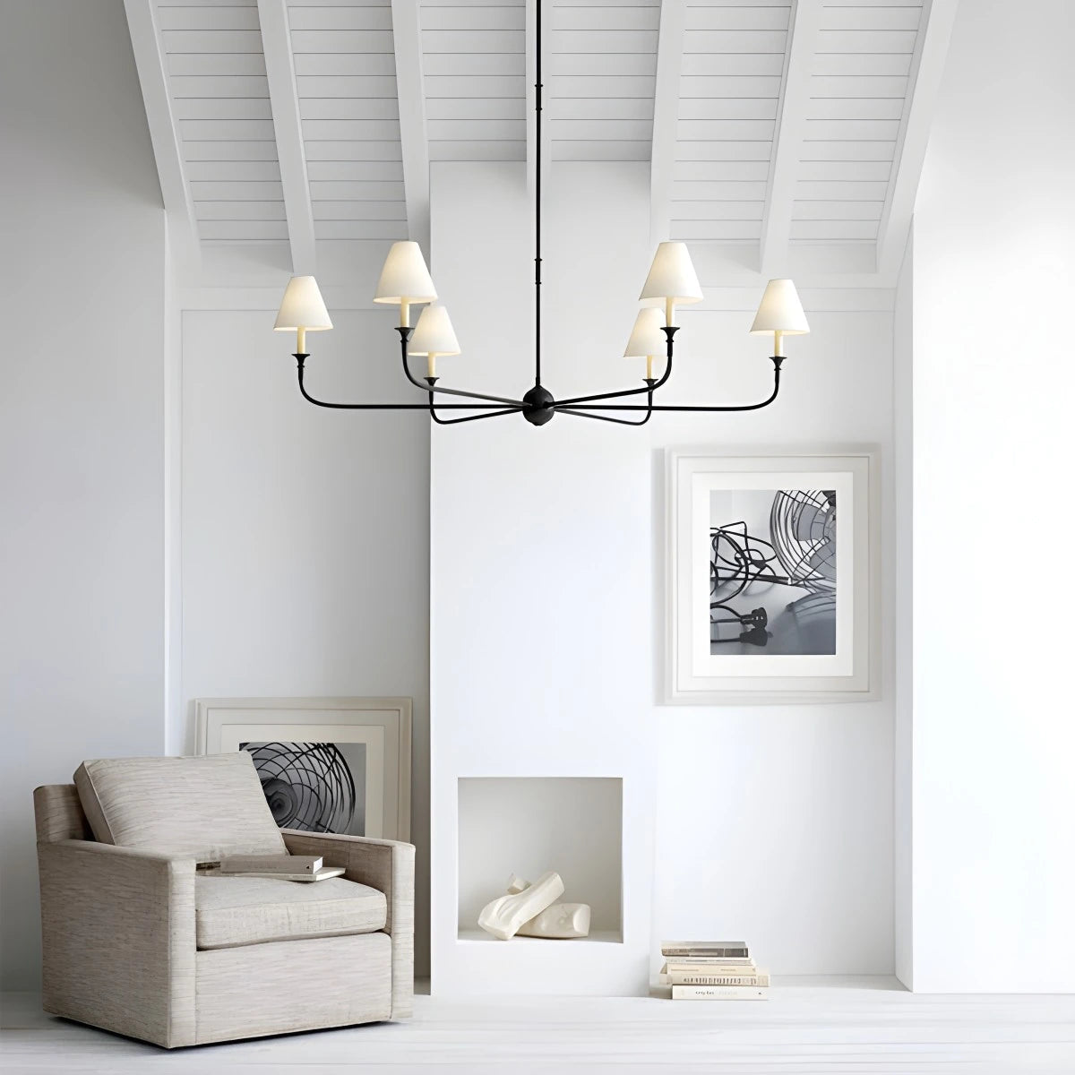 Antizer Vintage Retro Metal Chandelier