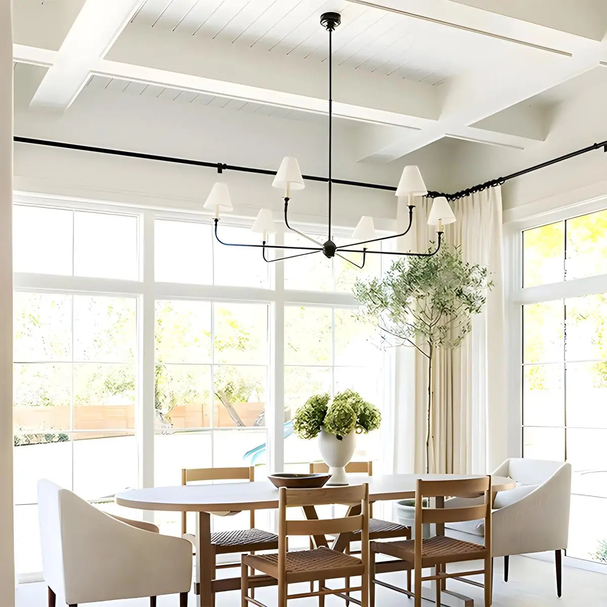 Antizer Vintage Retro Metal Chandelier