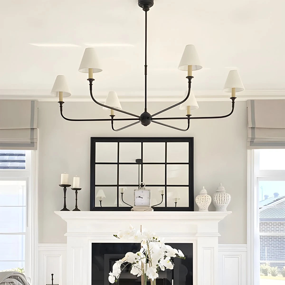 Antizer Vintage Retro Metal Chandelier