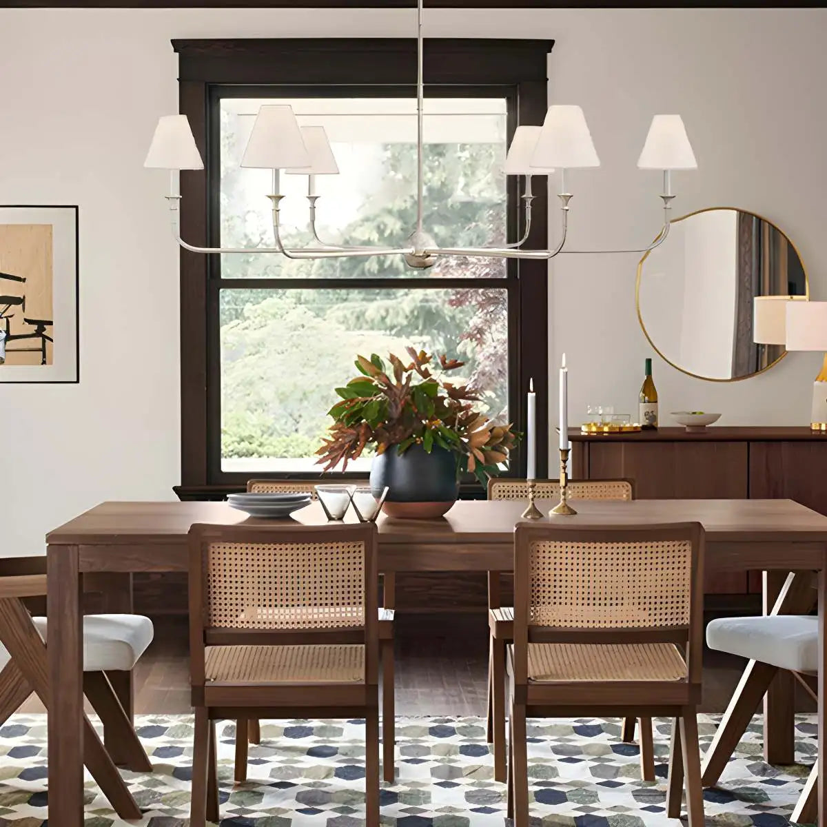 Antizer Vintage Retro Metal Chandelier