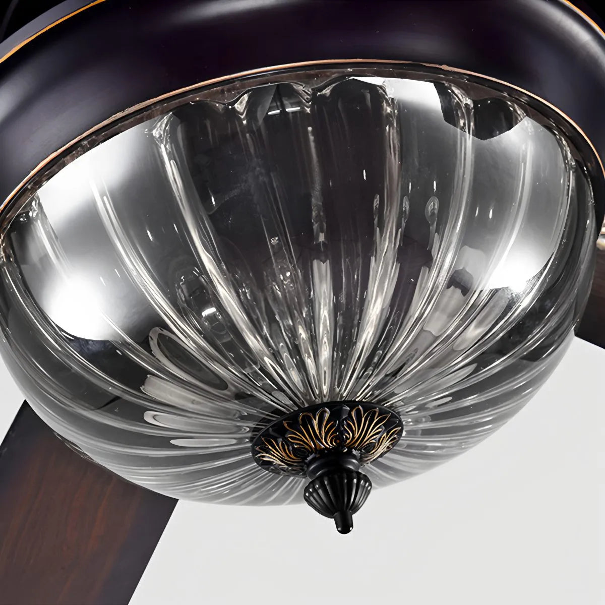 Antizer Vintage Wood Ceiling Fan Lamp for Living Room