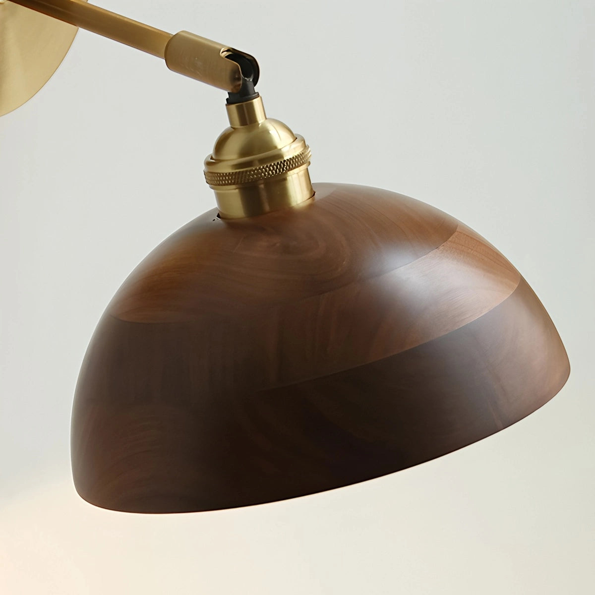 Antizer Vintage Wood Pull Chain Switch Wall Lamp