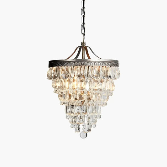 Antizer Vintage Crystal Pendent Light for Living Room