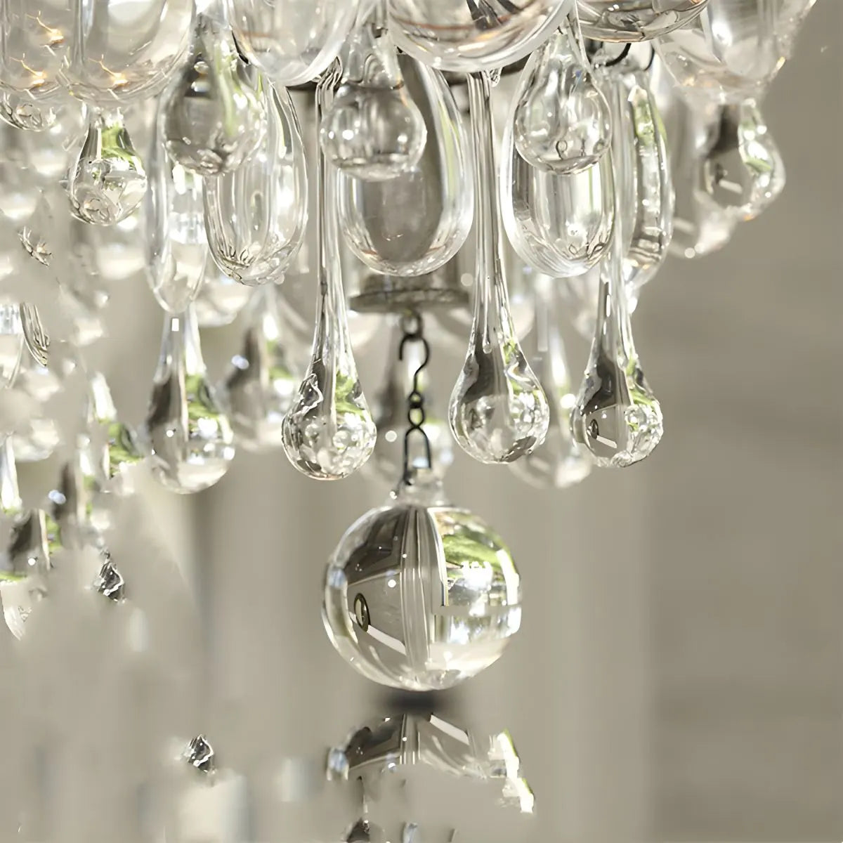 Antizer Vintage Crystal Pendent Light for Living Room