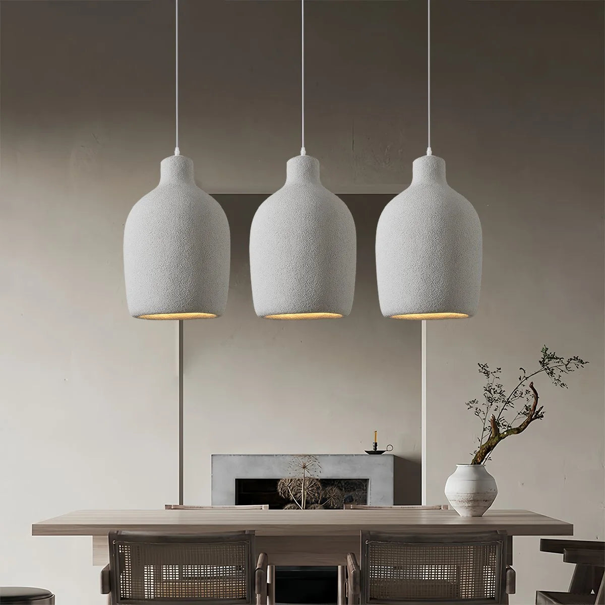 Antizer Wabi Sabi Style Dining Room Pendant Light