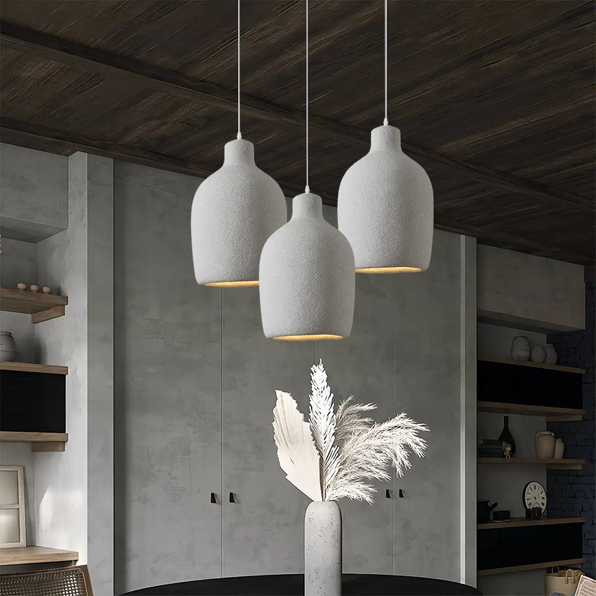 Antizer Wabi Sabi Style Dining Room Pendant Light