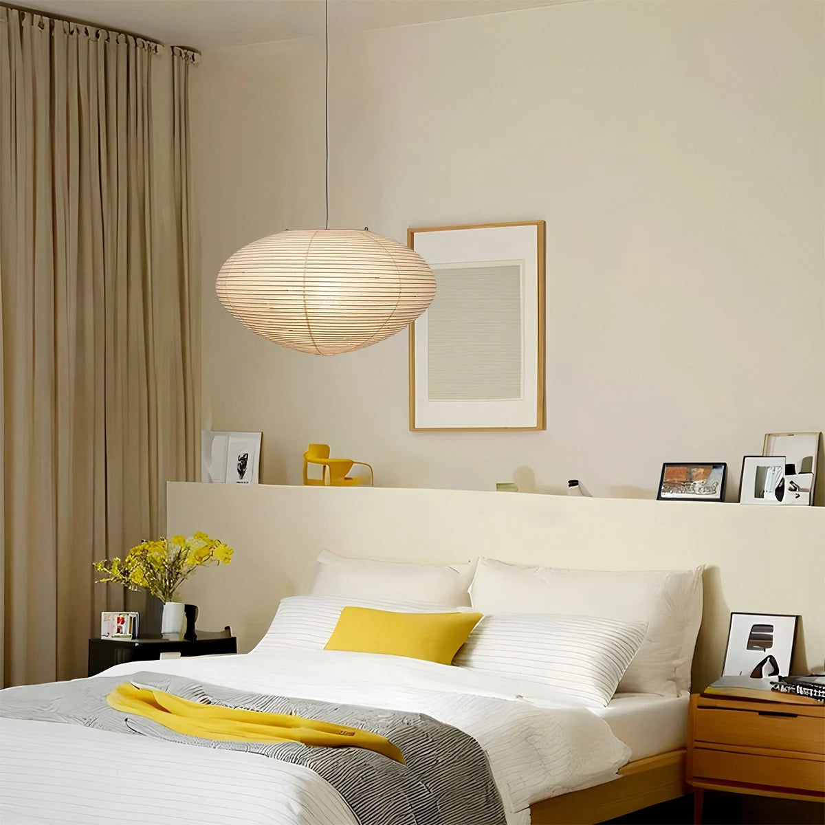 Antizer Washi Paper A Series Pendant Light for Dining Room