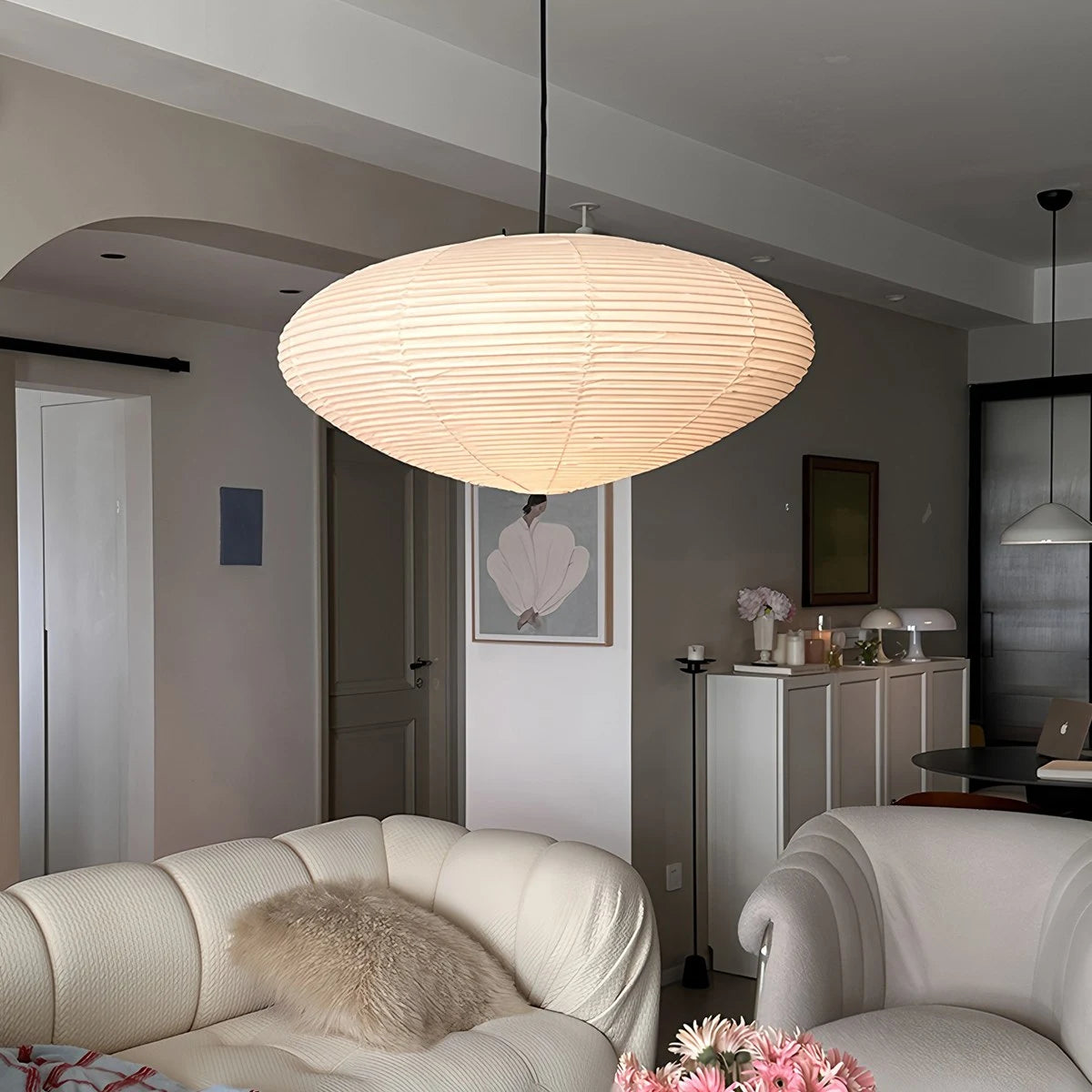 Antizer Washi Paper A Series Pendant Light for Dining Room