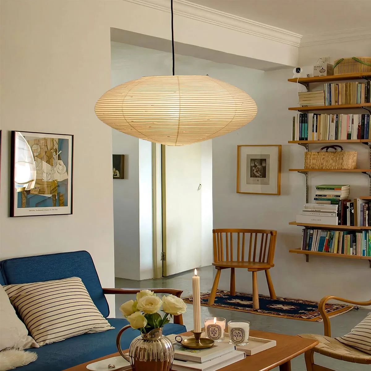 Antizer Washi Paper A Series Pendant Light for Dining Room