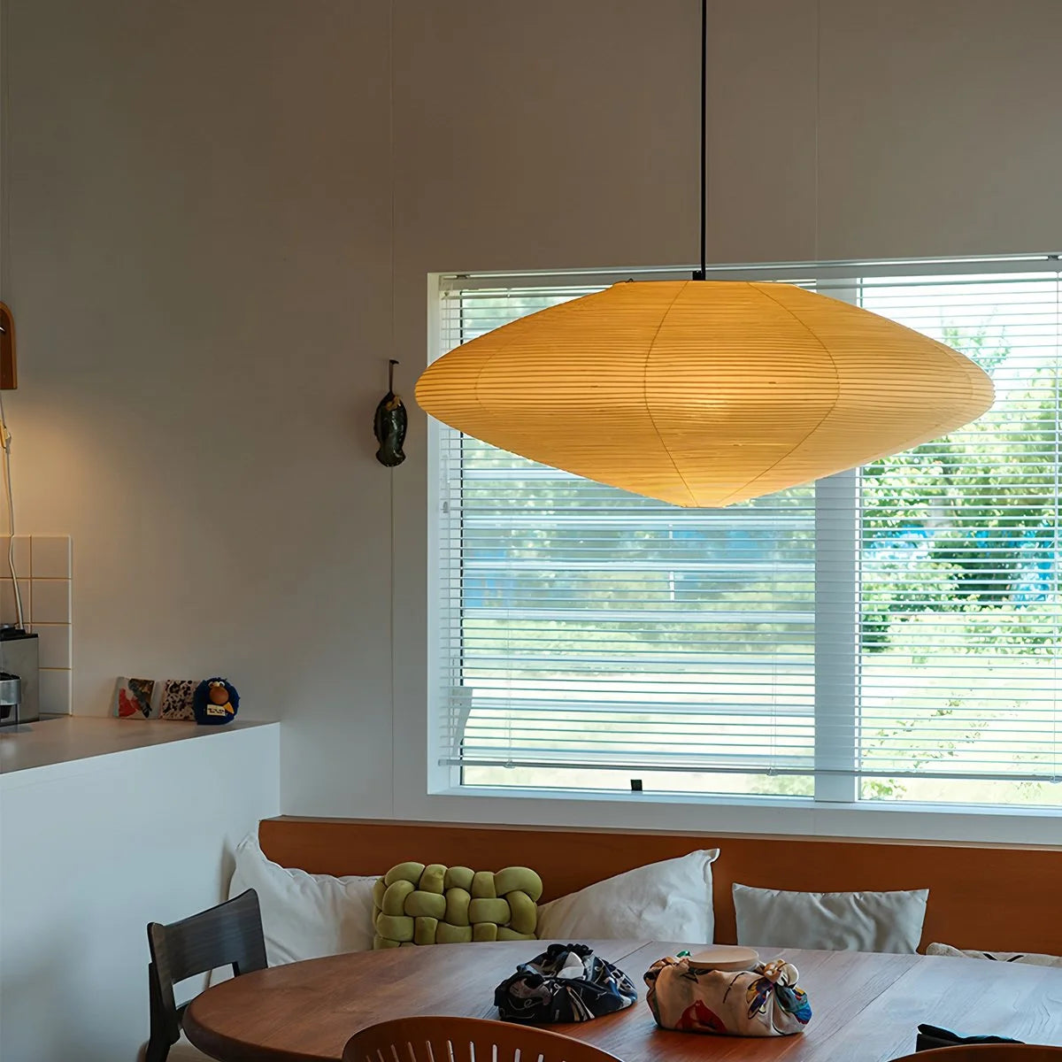 Antizer Washi Paper A Series Pendant Light for Dining Room