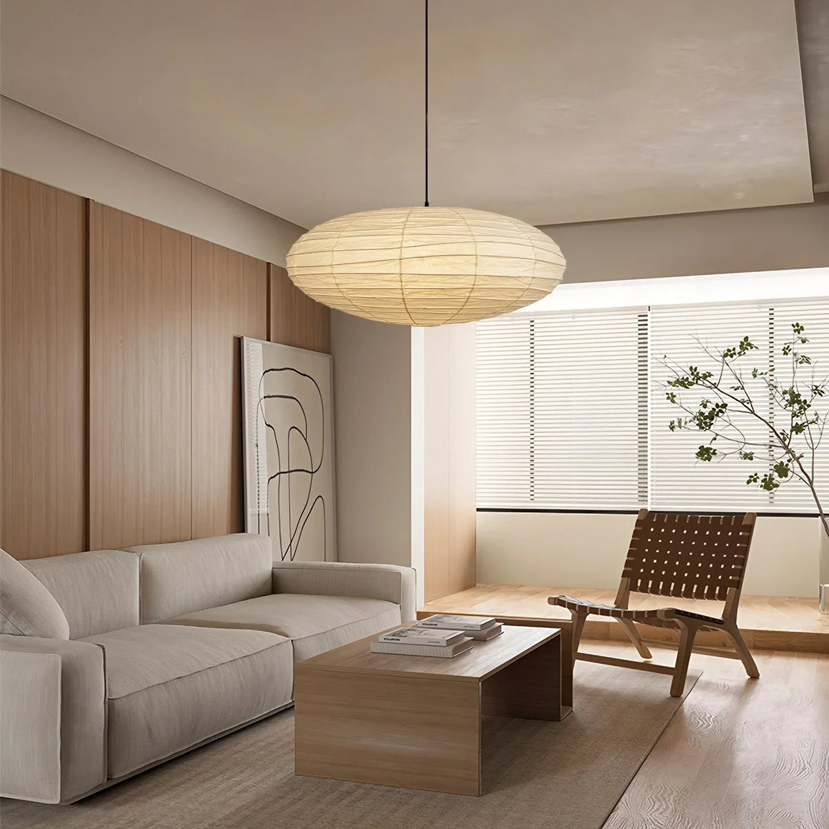 Antizer Washi Paper EN Series Pendant Light for Living Room