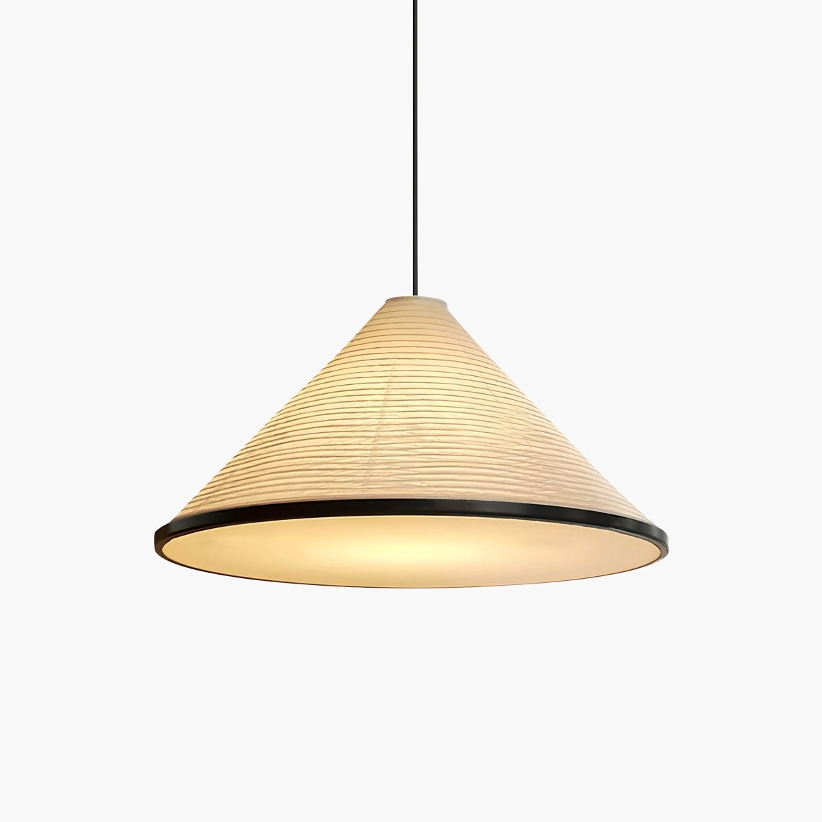 Antizer Washi Paper Hat Pendant Lamp for Dining Room