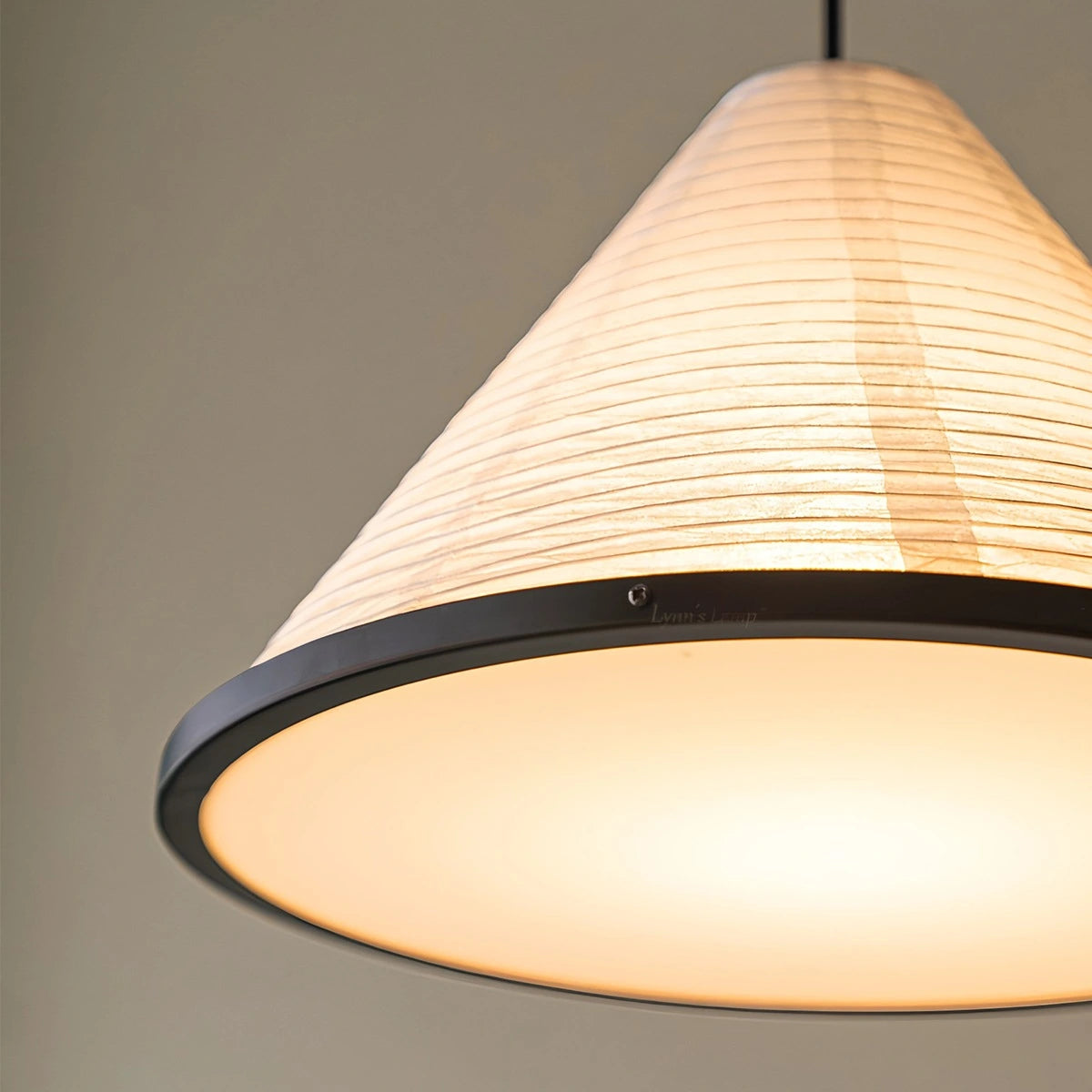 Antizer Washi Paper Hat Pendant Lamp for Dining Room