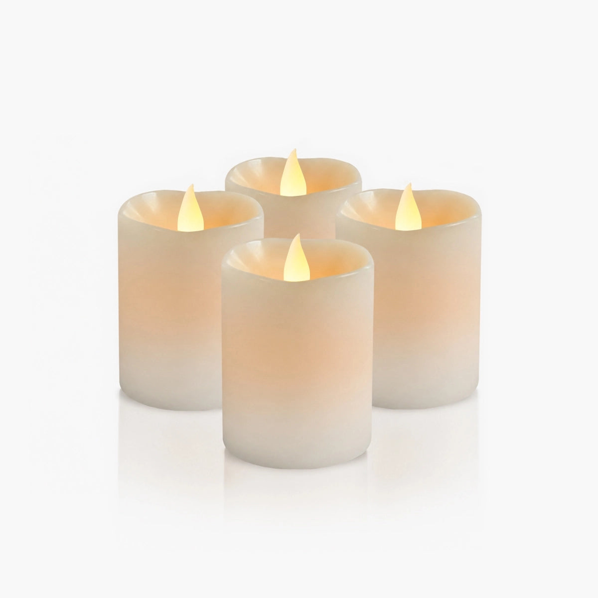 Antizer White Flameless Votive Candles 12 Pack × 36