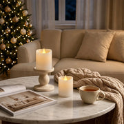 Antizer White Flameless Votive Candles 12 Pack × 36