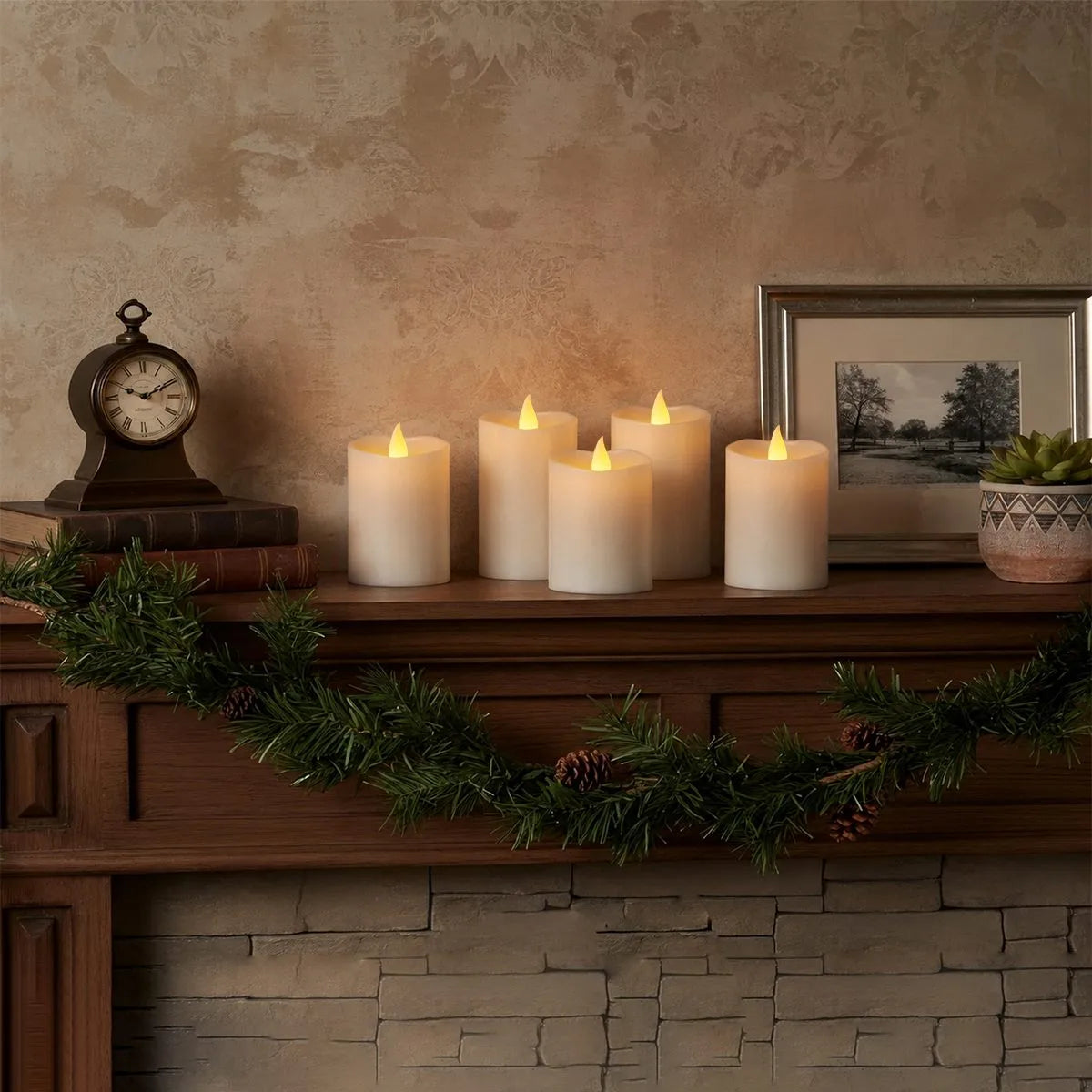 Antizer White Flameless Votive Candles 12 Pack × 36