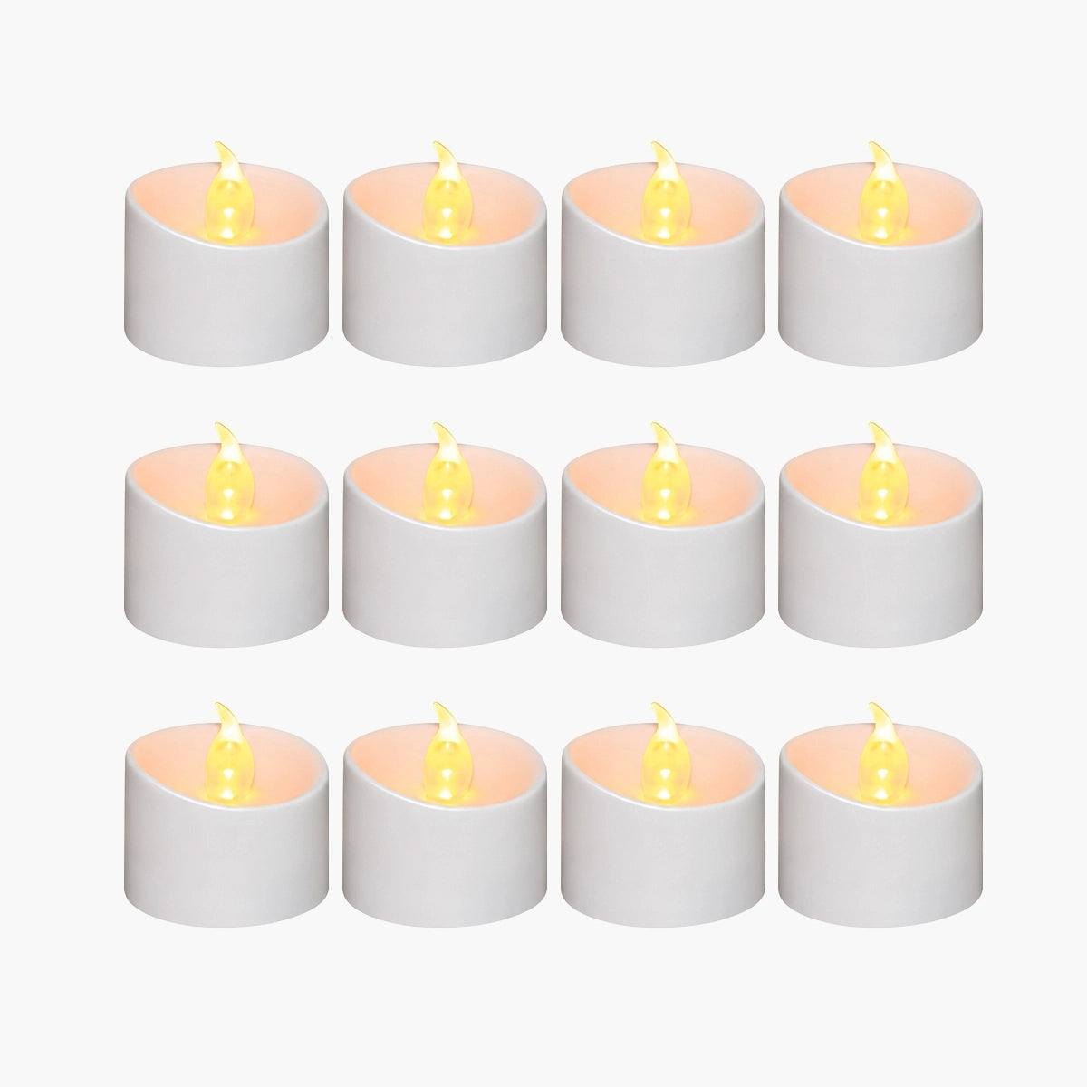 Antizer White  LED Flameless Candle Tealights 100 Pack × 18