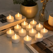 Antizer White  LED Flameless Candle Tealights 100 Pack × 18