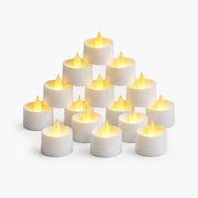 Antizer White Realistic Flameless LED Tea Lights 100 Pack × 18