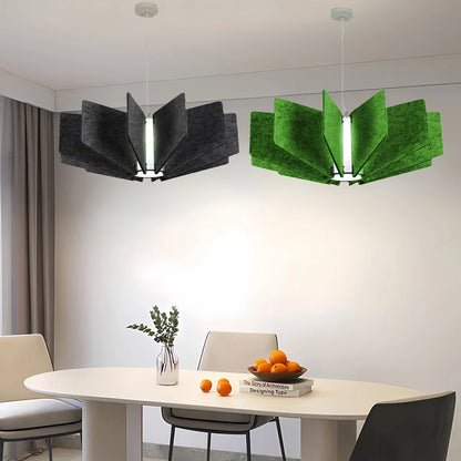 Antizer Wing Panel Acoustic Pendant Light for Living Room