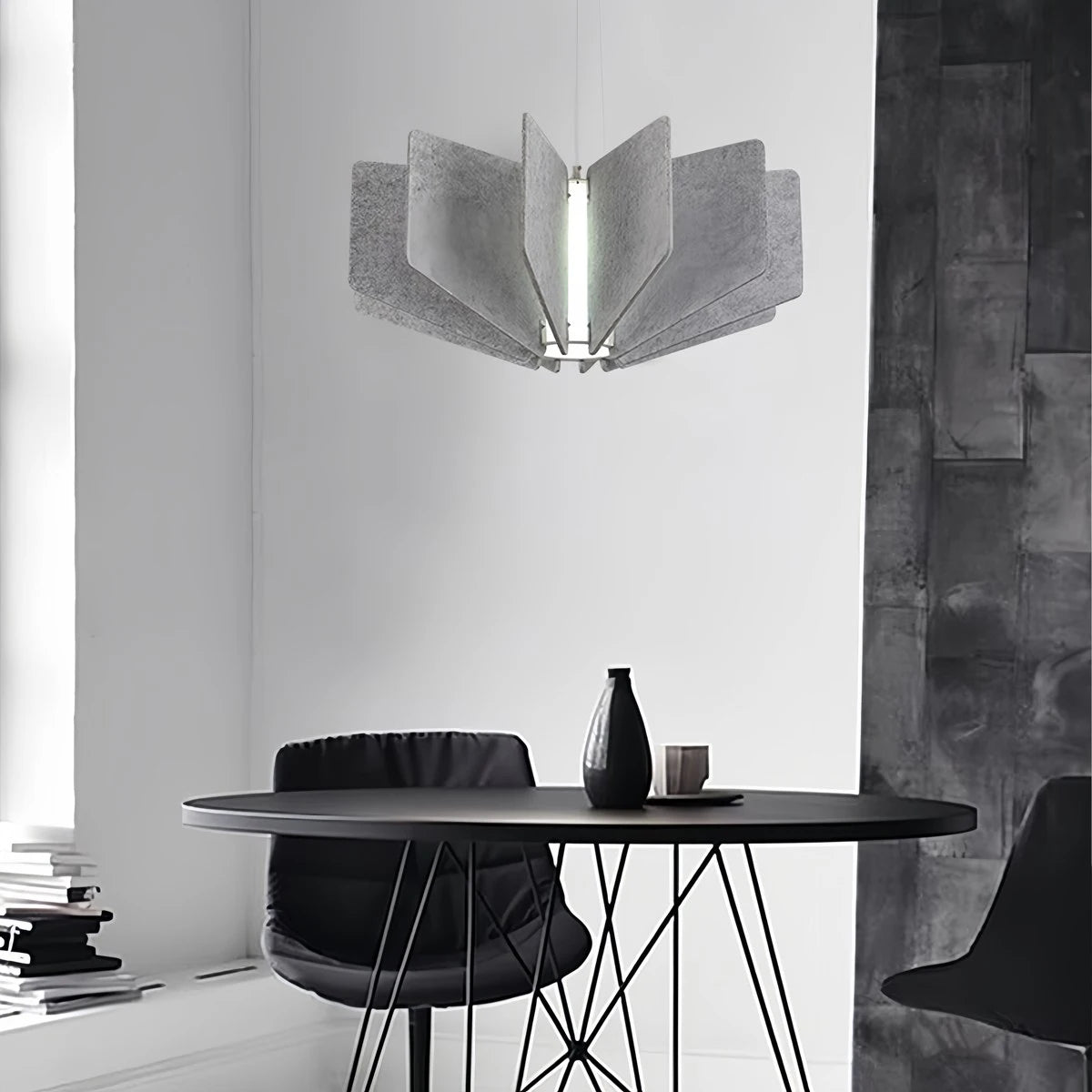 Antizer Wing Panel Acoustic Pendant Light for Living Room