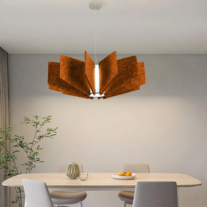 Antizer Wing Panel Acoustic Pendant Light for Living Room