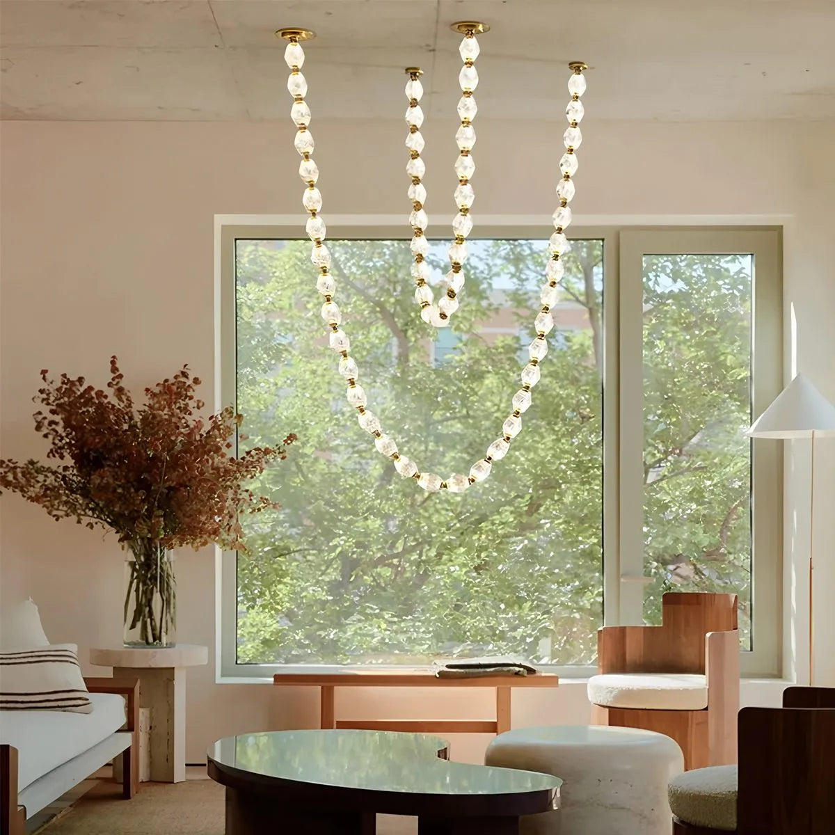 Antizer Zypheria Art Deco Czech Glass Beaded Chandelier