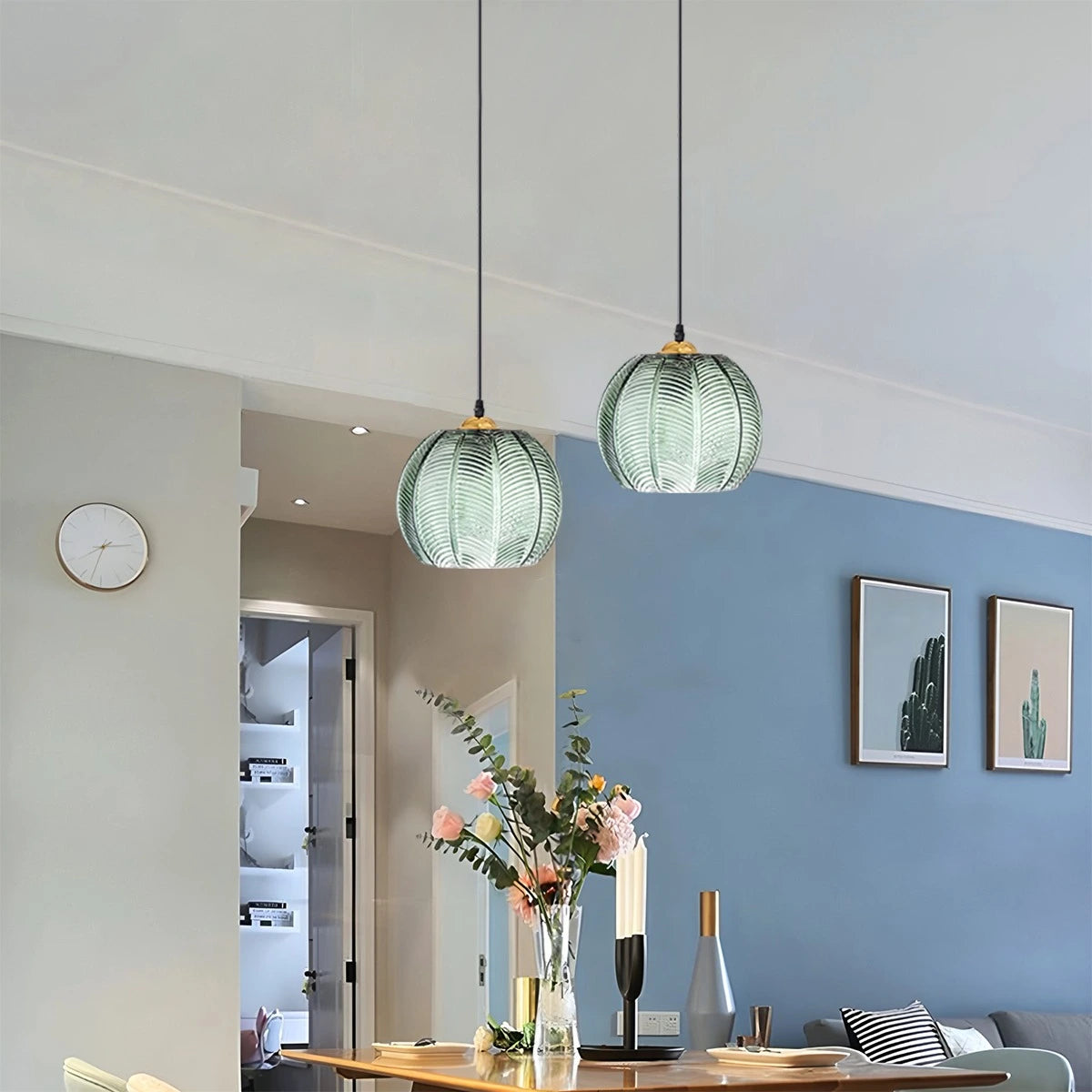 Antizer Aalin Frosted Glass Pendant Light for Dining Room