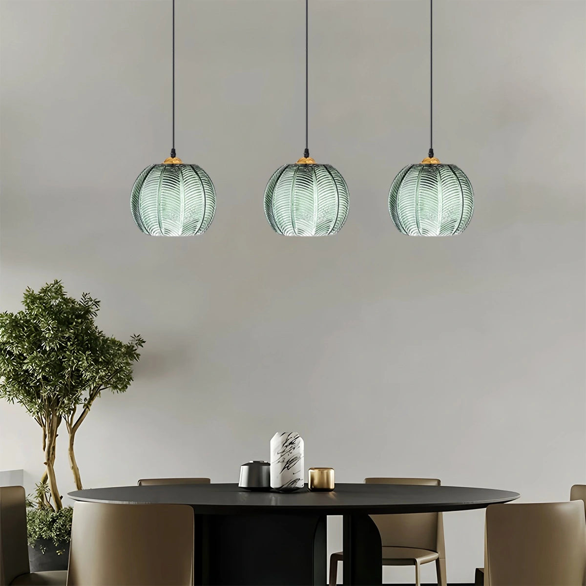 Antizer Aalin Frosted Glass Pendant Light for Dining Room